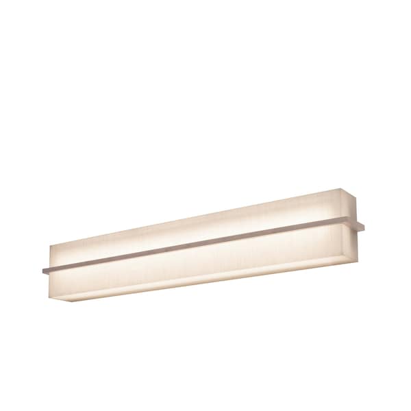 Apex - Vanity Light Fixture - 3 Ft, Material: Fabric, Acrylic